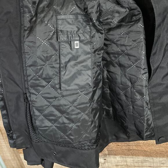 HWK Motorcycle Jacket Impact Protection Armor Black SZ Medium NWT - Picture 9 of 12